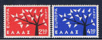 GR Griechenland 1962 Mi 796-97** EUROPA - Ungebraucht