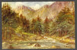 United Kingdom PPC Wales Aberglaslyn Pass, North Wales 1946 To Denmark (2 Scans) King George VI - Unknown County