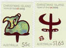 Christmas Island-2009 Year Of The OX Set MNH - Christmaseiland