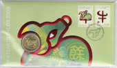 Christmas Island-2009 Year Of The OX  Numismatic Cover - Christmas Island