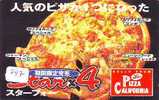 Télécarte Giappone ITALIA Italy Related (297) Pizza California - Alimentation