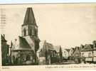 BLERE - L'Eglise Et La Place Du Marché-au-Blé - Bléré