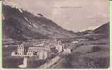 SAVOIE.MODANE.VILLE LES ECOLES  Cp Coin Haut Droit Plie Et Au Dos Coin Trace De Colle - Modane