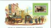 A00031 - Carte Souvenir - History Of Transportation - Histoire Des Transports - L'omnibus - Postkoetsen