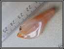1 Perle Pendentif Pétale En Agate Environ 40x17mm - Perlen
