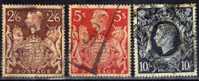 Gran Bretaña Num 224-226 Ivert - Used Stamps