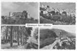 04 // GREOUX LES BAINS, Multivues, CPSM 9 X 14, Chateau Des Templiers, Allée Des Termes, Verdon, Vue Générale Real Photo - Gréoux-les-Bains