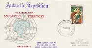 AAT-1969 Antarctic Expedition Macquarie Base FDC - Otros & Sin Clasificación