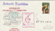 AAT-1970 Antarctic Expedition Mawson Base FDC - Otros & Sin Clasificación