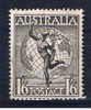 AUS+ Australien 1948 Mi 185 OG Merkur Vor Weltkugel - Usados