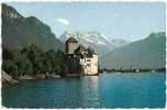 CH - VD - Le Château De Chillon Et Les Dents Du Midi - CPSM éd. Jaeger / GJG N° 702 (circulée 1957) - [Veytaux] - Veytaux