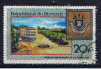 RU+ Burundi 1967 Mi 380 Ein Jahr Republik: Regierungsgebäude U. Wappen - Used Stamps