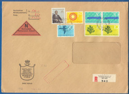 Liechtenstein; 1966; Brief Einschreiben; Registered; Nachnahme; Michel 460/3 Und 464 - Brieven En Documenten