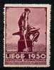 A00031 - Timbre Vignette Poste Belge - Exposition Universelle Internationale Liège 1930 - Centenaire De L'indépendance D - Privées & Locales [PR & LO]