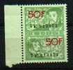 A00031 - Timbre Fiscal Belge Xx - 50F - 1.8 - Stamps