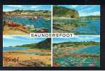 Multiview J. Salmon Postcard Saundersfoot Pembrokeshire Wales - Ref 287 - Pembrokeshire