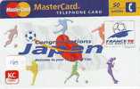 Télécarte Japon PARIS.  France Related - La France Reliée (165) MASTERCARD JAPAN  * FRANCE  FIFA WORLD CUP - Publicidad