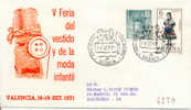 Espagne 1971 " Feria Vestido Y Moda Infantil " Obliteration, Recommande - Textiel