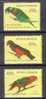 INDONESIA MNH ** 1980 ZBL 1026-28 FORM SHEET PAPEGAAI PARROT PERROQUET - Parrots