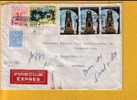 854+1027B+1722+1757 Op EXPRES-brief Met TT-telegraafstempel T ROESELARE T (VK) - 1977-1985 Figure On Lion