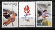 Andorre Français - 414A** (YT) - Jeux Olympiques D´hiver 1992, à Albertville (France) - Disciplines Olympiques. - Invierno 1992: Albertville