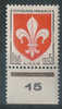 N° 1230 **  1960 Avec Vignette  Et N° - 1941-66 Coat Of Arms And Heraldry