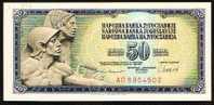 50 Dinara   "YOUGOSLAVIE"  4  11  1981    P89  UNC    Bc151 - Jugoslawien