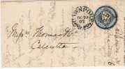 IB079/ BRIT.  INDIEN -  Cawnpore (62) 1867, Stationery U 2b - 1858-79 Compañia Británica Y Gobierno De La Reina