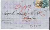 IB080/ BRIT. INDIEN - Calcutta India Paid 1870 Via Alexandria (Overland) - 1858-79 Compagnie Des Indes & Gouvernement De La Reine