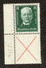 Deutsches Reich Mi. S37 (403/x) Hindenburg (8 Pf) + Andreaskreuz In Vertical Pair €120,-, MH * - Postzegelboekjes & Se-tenant