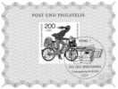 Briefträgerin Jahresgabe 1995 Tag Der Briefmarke BRD **/o 1814 + Jahresblock 17 SST 43€ - Vélo