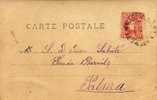 6576. Postal Barcelona A Palma De Mallorca 1904 - Briefe U. Dokumente