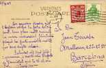 Postal Ildord (Gran Bretaña)  A Barcelona 1929 - Cartas & Documentos