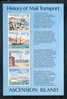 Ascension Scott 260A MNH VF History Of Mail Transport Souvenir Sheet - Ascensione