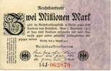 Allemagne Germany 2 Millionen Mark 9 August 1923 P103 TTB+ - 2 Millionen Mark