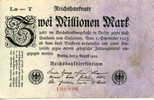 Allemagne Germany 2 Millionen Mark 9 August 1923 P103 TTB+ - 2 Millionen Mark