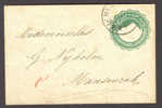 Egypt Egypte 'Petite' Postal Stationery Ganzsache Entier Envelope Cover MANSOURAH Deux Milliemes - 1866-1914 Khédivat D'Égypte