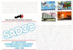 Zimbabwe - 1986 6th Anniv Of SADCC FDC # SG 690-693 , Mi 340-343 - Enveloppes