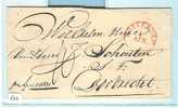 VOORLOPER NEDERLAND BRIEFOMSLAG Van ROTTERDAM Naar DORDRECHT. Gedateerd 1 April 1831. Port 10 Cent. (503) - ...-1852 Prephilately