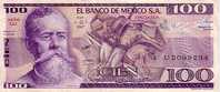 MEXIQUE   100 Pesos  Daté Du 27-01-1981   Pick 74a     ***** QUALITE  XF ***** - Messico