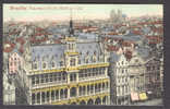 Belgium PPC Bruxelles Panorama Pris De L´Hotel De Ville Ca. 1900 Perfect Colour Mint Card - Cartas Panorámicas