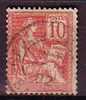 M0186 - FRANCE Yv N°116 - 1900-02 Mouchon