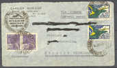 Brazil Airmail Correiro Aereo Via Condor Zeppelin Transoceanico Lufthansa 1936 Cover Letra Wilhelmsburg Germany - Poste Aérienne