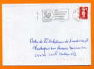 FLAMME  63 AMBERT      EMMANUEL CHABRIET            1 / 10 / 1991  Lettre Entiere N° 2531 - Mechanical Postmarks (Advertisement)