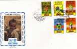 UNICEF Kindertag 1979 Farbige Kinder Und Emblem Äthopien 1017/1 FDC 9€ - UNICEF