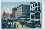 MAIN St. LOOKING WEST - ROCHESTER N. Y. - TRAMWAYS - Rochester