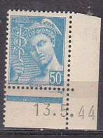 M2658 - FRANCE Yv N°549 ** - 1938-42 Mercurio