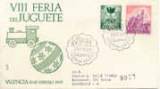 Espagne 1969 " Feria Del Juguete " Oblieration Jouet, Recommande - Sin Clasificación