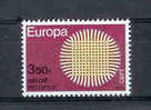 Europa 1970 - Belgique - COB N° 1530 - Neuf - 1970