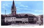 Cpa Ligny En Barrois (55) Place Nationale Et Eglise , Commerces . Ed Gettliffe - Ligny En Barrois